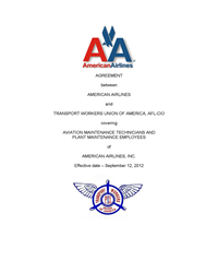 2012 AMR Techs Bankruptcy Contract